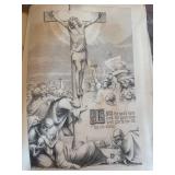 Antique Haydock Catholic Bible 1883-84 Leather-Bound with Clasps - Holy Bible Containing Scriptures