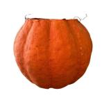 O - Vintage Paper Mache Pumpkin Head -Halloween Decor