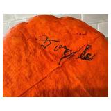 O - Vintage Paper Mache Pumpkin Head -Halloween Decor