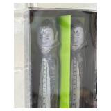 LR - Skull Tray with Night Life Skeleton Candles (Set of 4) & The Book of Skulls