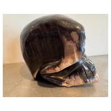 Petrified Wood Skull Sculpture - Indonesia