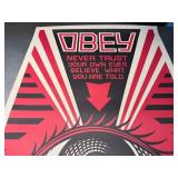 LR - Shepard Fairey OBEY Poster - Never Trust Your Own Eyes