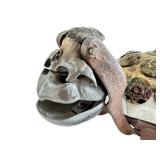 LR - Alan Wadzinski Mixed Media Sculpture "Skull Island"