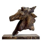 O - Heidi Hay Bronze Sculpture Horse Head Study