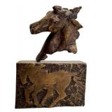 O - Heidi Hay Bronze Sculpture Horse Head Study