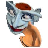 K - Mark Switzer Cream & Sugar Set (1999) Hand-Painted Ceramic