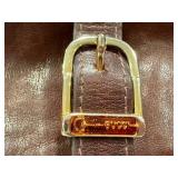 Gucci Vintage Leather Jewelry Travel Roll