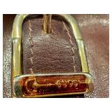 Gucci Vintage Leather Jewelry Travel Roll