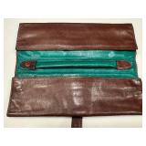 Gucci Vintage Leather Jewelry Travel Roll