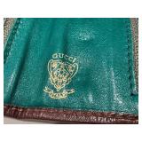 Gucci Vintage Leather Jewelry Travel Roll