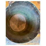 Large Antique Copper Bucket - Round-Bottom / Antique Copper Coal Bucket