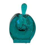 CF - Artisan Hand-Blown Glass Dauber Perfume Bottle - Signed