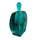 CF - Artisan Hand-Blown Glass Dauber Perfume Bottle - Signed
