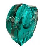 CF - Artisan Hand-Blown Glass Dauber Perfume Bottle - Signed