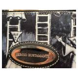 Sergio Bustamante Handbag - Ladder Figures Print
