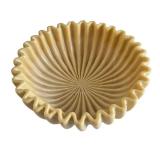 LR - Creative Co-Op Dragon Mosaic Platter 18x24 - Resin Fluted Bowl 7-3/4in - Wood Bowl 11.75in