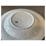 K - Antique Blue & White Transferware Children