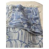 LR - Deegen Breeze Throw Blanket - Double-Sided, Soft with Fringe Edges