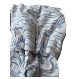 LR - Deegen Breeze Throw Blanket - Double-Sided, Soft with Fringe Edges