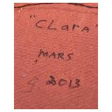 K - Chris Mars - Clara (Oil on Panel)