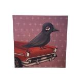 O - Jolene Schultz Hood Ornament - Acrylic on Panel
