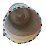 K2 - Amy Sabrina Pottery Mug - Hand-Painted Fish Motif