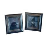 KP - Nicholas Harper Signed Mini Original Paintings - 2 Framed Works