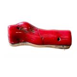 Rebecca Collins Red Coral Sterling Brooch