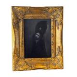 LR - Nicholas Harper Original Acrylic Painting - Gilded Frame