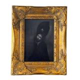 LR - Nicholas Harper Original Acrylic Painting - Gilded Frame