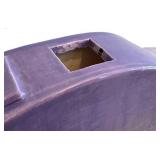 K - Artisan Ceramic Teapot - Camper Shape, Purple