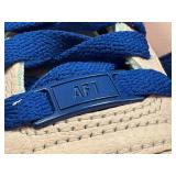 Nike Air Force 1 High - Pink/Beige with Royal Blue Overlays - US 7.5