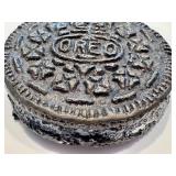 K - OREO Razor Paperweight Sculpture - 1.75 in Diameter, Desk Art