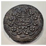 K - OREO Razor Paperweight Sculpture - 1.75 in Diameter, Desk Art