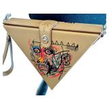 CL - Coach x Jean-Michel Basquiat Triangle Bag 24 City Blocks Limited Edition Glovetanned Leather