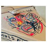 CL - Coach x Jean-Michel Basquiat Triangle Bag 24 City Blocks Limited Edition Glovetanned Leather