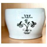 CB - Stoneware Mugs (Lot of 3) - Floral Bird Crest, Crest Emblem & Skull Motif