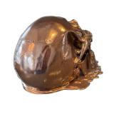 O - Jack of the Dust Melting Gold Skull Sculpture - Andrew Firth -Limited Edition
