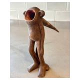 O - Wooden Abstract Monkey? Sculpture - Hand-Carved