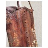 Bob Lyall Industrial Metal Sculpture - 96 Inches Tall with Ring Gear & Chains