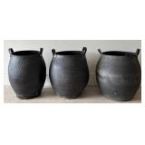 Recycled Rubber Tire Planter Baskets - (Lot of 3)