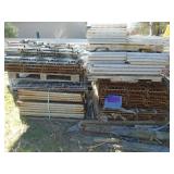 2 pallets of misc. gridwork & braces. As shown.