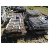 4 stacks of misc gridwork. As shown.