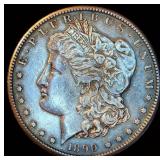 XF+/AU 1890-S Morgan Silver Dollar