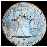 Uncirculated 1963-P Franklin Half Dollar, Full Luster