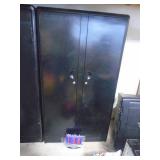 Storage cabinet. 66 x 36 x 20. As shown. CASH ON SITE ONLY. PICKUP IS MONDAY MAY 4TH FROM 11 AM TO 4 PM. REGARDLESS WHAT THE SCHEDULE STATES.