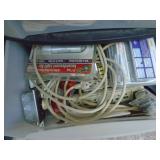 Orgainer with misc electrical. As shown. CASH ON SITE ONLY. PICKUP IS MONDAY MAY 4TH FROM 11 AM TO 4 PM. REGARDLESS WHAT THE SCHEDULE STATES.