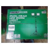New in box Masterforce led work light. As shown. CASH ON SITE ONLY. PICKUP IS MONDAY MAY 4TH FROM 11 AM TO 4 PM. REGARDLESS WHAT THE SCHEDULE STATES.