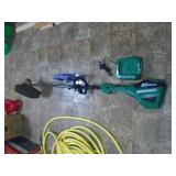 Masterforce 80 volt weed trimmer with battery & charger. As shown. CASH ON SITE ONLY. PICKUP IS MONDAY MAY 4TH FROM 11 AM TO 4 PM. REGARDLESS WHAT THE SCHEDULE STATES.