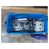 Bissel big green machine with wand. But not pictured. As shown. Includes tub of hardware. CASH ON SITE ONLY. PICKUP IS MONDAY MAY 4TH FROM 11 AM TO 4 PM. REGARDLESS WHAT THE SCHEDULE STATES.